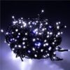1000LED Ziemassvētku gaismas, auksti balta + mirgojoši zila, 61.5M