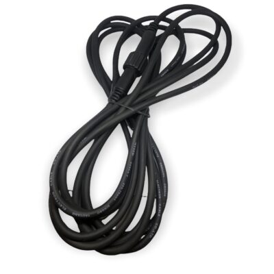 PRO sērijas universāls pagarinājuma vads gaismu aizkariem un gaismu ķēdēm 5M melna