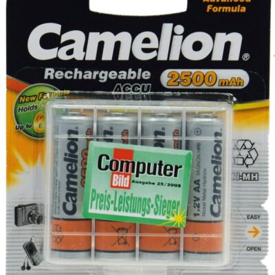 CAMELION-MIGNON uzlādējamās baterijas AA 2500mA 4 gab./pak.