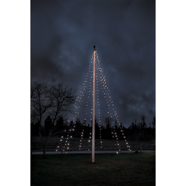 Virtene karoga mastam 7M 360LED balts - Image 3