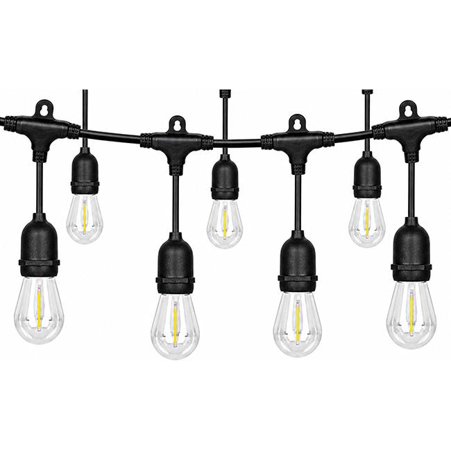 LED lampiņu virtene 10M 10 SPULDZES, silti balta (2700K), 230V - Image 2