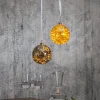 LED stikla bumba "Glow" dzintara krāsā Ø 15 cm