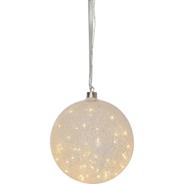 LED stikla bumba "Glow Snow" Ø 20 cm
