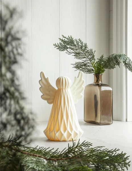 LED eņģelis "Vinter" 19 cm
