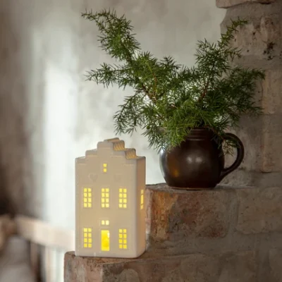 LED keramikas mājiņa