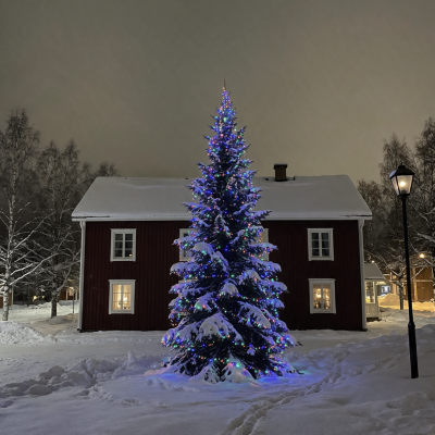 1000LED Ziemassvētku gaismas krāsainas 52,5M