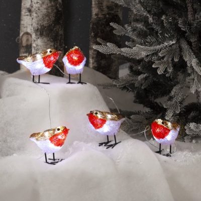 40 LED putnu dekors