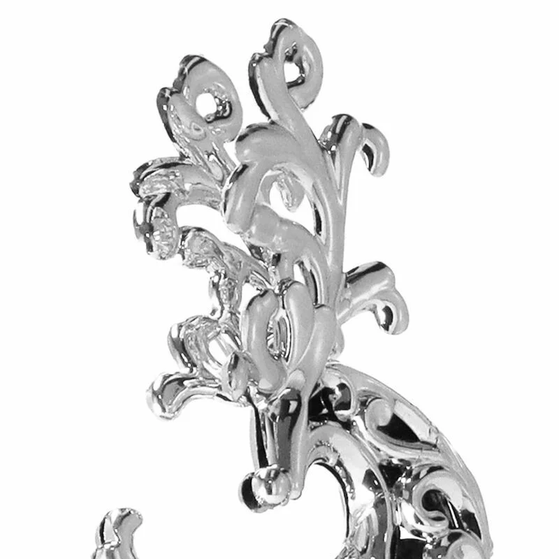 Eglīšu rotājumi „Ziemeļbriedis” 2 gab., sudraba, 13 cm