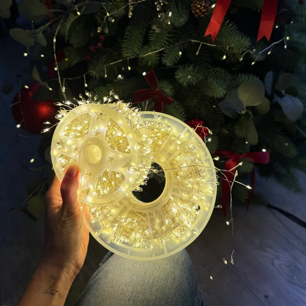 Blīva LED cluster stieple uz spoles