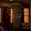 LED gaismas bumba 42,5 cm, 112 LED, silti balta
