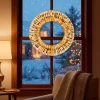 LED gaismas vainags 45 cm, 360 LED, silti balts