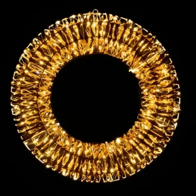 LED gaismas vainags 45 cm, 360 LED, silti balts