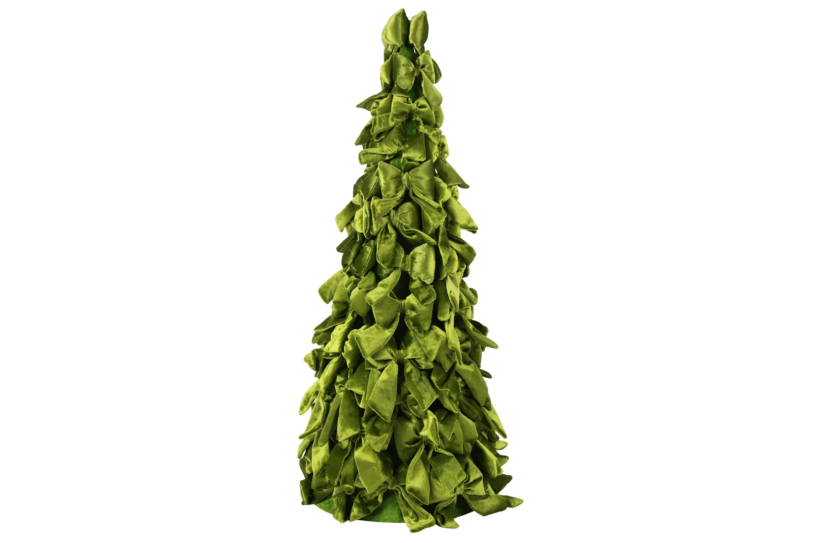 Bantīšu eglīte "Royals" zaļa 80 cm