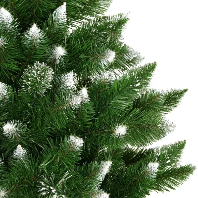 Apsnigusi Ziemassvētku egle uz stumbra „Dimanta priede” 160 cm